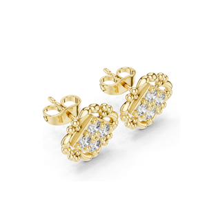 0.52 CT Lab Diamond Earrings for Women VVS-VS EF Clarity 18KT, 14KT, 10KT Gold & 925 Silver Rose, Yellow, <b>White</b> Gold & - Product Image 4