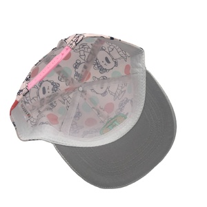 Custom OEM Sublimation Printed 6-Panel Polyester Baseball <b>Cap</b> Unisex Adult Flat Bill Hip Hop 3D Embroidery Outdoor Snapback Hat - Product Image 5