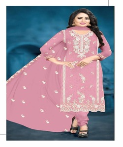 Turco paquistaní indio tradicional musulmán modesto de talla grande Salwar Kameez ropa de fiesta de mujer algodón cosido - Product Image 2