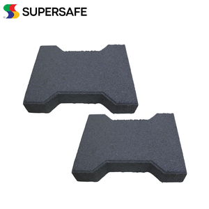 Pavimentos de Goma Antideslizantes Supersafe T-Bone Dogbone, de 15-50 mm de Grosor, Colores Pigmentados, Venta Caliente, Envío Rápido - Product Image 2