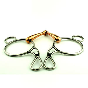 บิตม้าสแตนเลสแบบตะวันตกสำหรับมืออาชีพ ใช้ซ้ำได้ - บิตปากม้าที่สวมใส่สบาย - Product Image 3