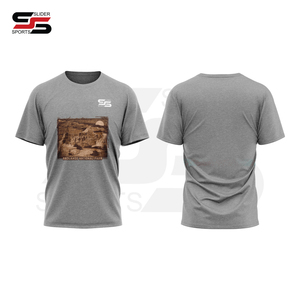 T-shirt personnalisé pour la saison estivale Tops à manches courtes Chemise décontractée respirante Meilleure vente Col rond Transfert de chaleur Imprimé - Product Image 4