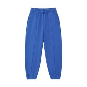 Pantalon de survêtement unisexe en molleton de coton de haute qualité personnalisé grande taille style hiver décontracté pour hommes et femmes style avant plat - Product Image 4