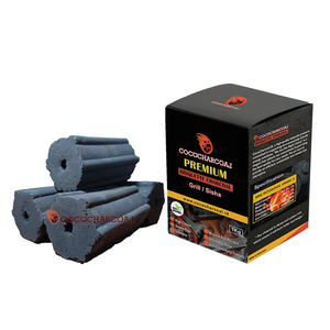 Charbon de bois de barbecue naturel 100% longue durée, sans fumée, haute chaleur - Product Image 3