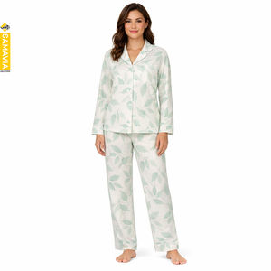 ชุดนอนผู้หญิง RTP Bajama ผ้าโพลีเอสเตอร์เนื้อซาตินเงา พิมพ์ลายแบบ Sublimation Transfer ขายส่ง ชุดนอนผู้หญิง Samavia - Product Image 1