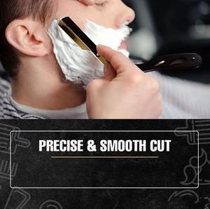 Rasoir de Barbier Professionnel pour Soins de Beauté en Gros avec Manche Confortable Antidérapant en Acier Allemand pour l'Épilation des Aisselles et du Corps - Product Image 4