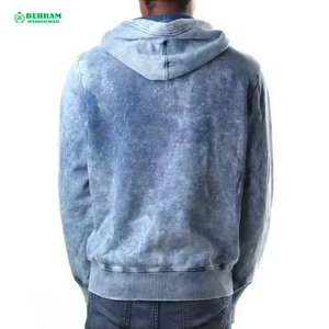 Sweat-shirts unisexes à fermeture éclair de qualité supérieure, couleur personnalisée, grandes tailles, en molleton de coton, tissu éponge français, séchage rapide, respirants - Product Image 5