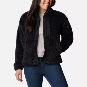 OEM fabricante personalizado al por mayor de las mujeres de cremallera completa de invierno Sherpa chaqueta gruesa chaqueta de lana de Cachemira - Product Image 3