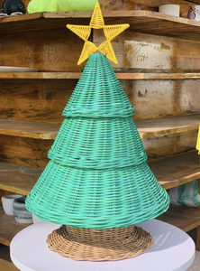 Juego decorativo de ratán de mimbre de Vietnam, adornos naturales hechos a mano para fiesta en casa y decoración de temporada - Product Image 4