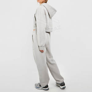 Vente en gros de sweats à capuche de gym pour fitness et entraînement pour femmes ensembles de sweats à capuche pour le yoga et le sport - Product Image 5