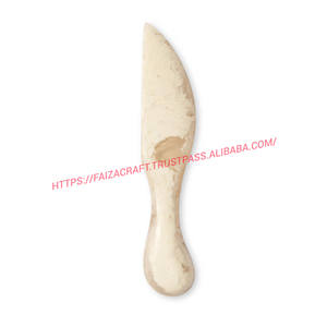 Fantastic & Elegent Resin Cheese <b>Knife</b> with Marble Texture Resin <b>Knives</b> Aqua Swirl Pattern Used in Restaurant Kitchen Canteen - Product Image 3