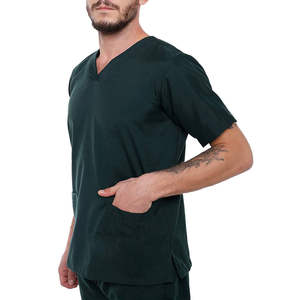 Uniformes Médicos de Diseño Moderno, Ropa de Hospital Unisex, Tejido de Poliéster Elástico - Product Image 5