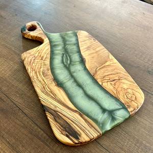 Smooth Finish Wooden Board with Rounded Edges, <b>Safe</b> and Stylish Cheese Board with Long-Lasting Stainless Steel <b>Knife</b> Set - Product Image 5
