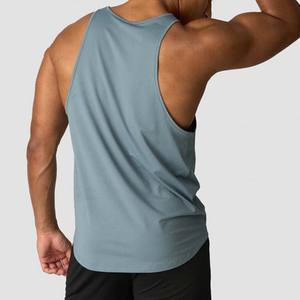Fitness Gym Stringer Muscle Fit Camisetas sin mangas para hombre Tallas grandes OEM Ropa de calle personalizada Camisetas sin mangas de algodón de alta calidad Entrenamiento Atlético - Product Image 2