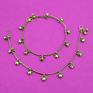 Cheville de mode de haute qualité Payal classique de créateur de luxe avec placage Mehndi élégant - Product Image 1