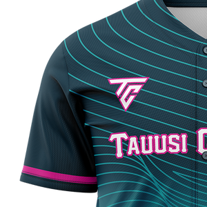 เสื้อเบสบอลผ้าโพลีเอสเตอร์ระบายอากาศสำหรับผู้ชายเสื้อปักโลโก้ตามสั่งขายส่งทีมกีฬาธรรมดา - Product Image 3