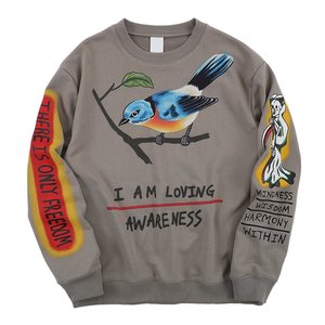Venta al por mayor de moda sudaderas diseño personalizado Allover impreso para hombres sudaderas con capucha hombres casual invierno transpirable cómodo sudadera - Product Image 1