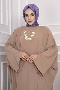 Wholesale Cashmere Applique <b>Abaya</b> Muslim Dress for Women Long Sleeve <b>Prayer</b> Clothing Middle East 1000 Pcs In-Stock - Product Image 5