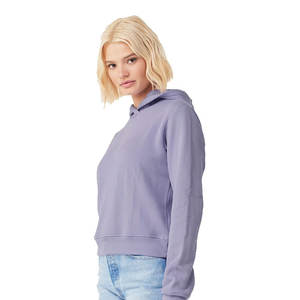 BC7502 BELLA CANVAS Sudadera con capucha corta de lana para mujer - Product Image 2