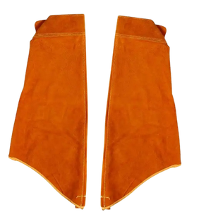 Manchons de soudage en cuir de vachette, durables, ignifuges, imperméables, pour usage industriel, protection des mains, couleur personnalisée, fabricant - Product Image 1