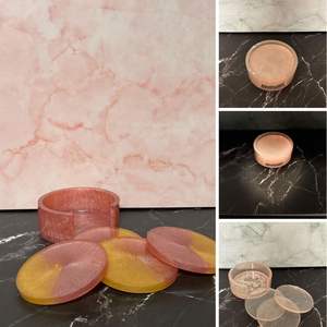 Posavasos de Resina de 5 mm Resistentes al Calor, Duraderos, Diseñados para Mejorar el Estilo de Vida, Colecciones de Productos en Tiendas Minoristas en Línea y Físicas, Marcas, Hogares - Product Image 1