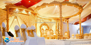 มณฑปงานแต่งงานแบบฮินดูที่หรูหราในลอนดอน มณฑปงานแต่งงานไม้แบบมหารานีที่งดงาม การจัดมณฑปงานแต่งงานแบบเอเชียสมัยใหม่ในสวิตเซอร์แลนด์ - Product Image 5