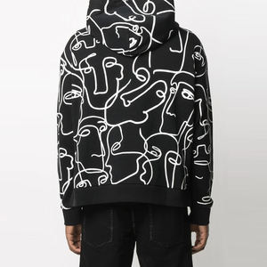 Sweats à capuche pour hommes avec impression personnalisée de haute qualité Sweat-shirt à capuche unisexe Sweats à capuche unis avec logo personnalisé pour hommes - Product Image 6