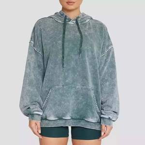 Hoodie <b>Long</b> Sleeve Causal Wear <b>Women</b> Hoodie Casual Streetwear Drop Shoulder Acid Wash Hoodies <b>Women's</b> Hoodies <b>Women</b> <b>Sweatshirt</b> - Product Image 5
