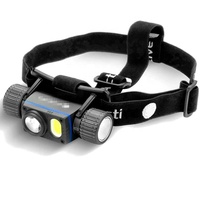 Linterna Frontal LED, Batería de Iones de Litio 21700 de 4000 mAh y 3.7 V, Recargable por USB-C