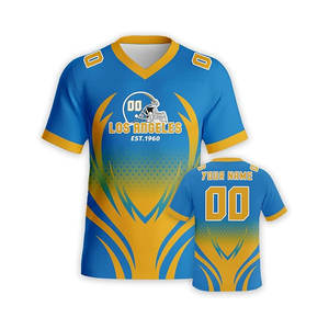 Custom Plus Size Short Sleeve Football Jerseys for Men & Youth Personalized Printed <b>Stitched</b> Shirts Number Name Perfect <b>Gift</b> Set - Product Image 2