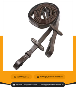 Equipo de entrenamiento de rizos de caballos ajustable, rieles de cuero para brida de conducción, gran oferta de Amazon - Product Image 2