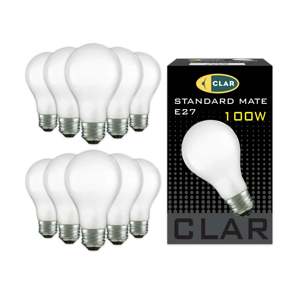 Bombilla Incandescente Estándar E27 Mate de 100W - Product Image 1