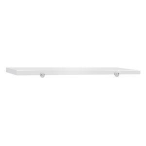 Planche à découper pour table de préparation - 1600x600mm - Épaisseur : 40mm - Conforme HACCP - HDPE (PE 500) - Blanc - Product Image 1