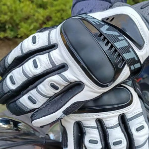 Gants de Motocross personnalisés de qualité supérieure Matériau en cuir durable Nouveau design Gants de moto de marque privée à la mode - Product Image 5
