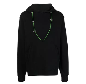 Sudaderas con Capucha para Hombre, 100% Algodón, Felpa, Estilo Casual de Invierno, Estilo Urbano, Corte Holgado, Ropa de Uso Diario - Product Image 2