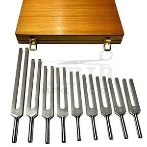 Nuevo Juego de Diapasones Solfeggio, 9 Piezas, Modelo Económico Sin Peso, Acero Inoxidable, Certificado CE Clase I, TARIQ MFG CO, 5 Años de Garantía - Product Image 2