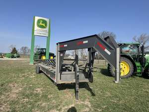 Remorque à foin KODIAK 36 GOOSENECK 2022, à benne basculante manuelle, feux arrière et clignotants - Product Image 6