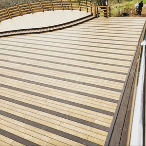 Tarima de Madera Compuesta WPC Anywood Korea, Ecológica, Impermeable, Antideslizante, para Piscina, Barbacoa, Jardín, Parque, Techo, Exteriores Públicos - Product Image 1