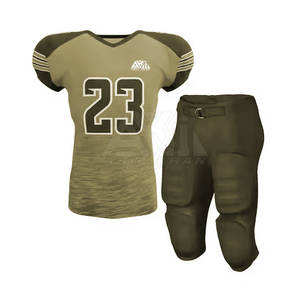 Uniformes de Fútbol Americano de Alta Calidad, Manga Corta, Transpirables, 100% Poliéster - Product Image 1