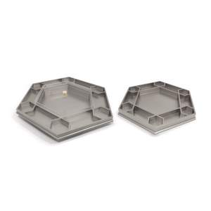 Meilleure vente plateau décoratif en laque au design moderne plateau octogonal écologique de haute qualité en métal durable et écologique - Product Image 5