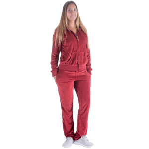 Chándal de Invierno para Mujer |   Conjunto de Sudadera con Capucha y Pantalones Deportivos de Forro Polar Grueso con Lentejuelas - Product Image 6
