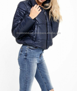 Blousons courts à logo personnalisé pour femmes blousons rembourrés blouson à bulles Parkas en duvet d'extérieur pour la saison d'hiver - Product Image 5