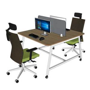 FOS Contemporary Design Mobile Cluster <b>Table</b> 120x120cm Plywood Top with Iron Legs FOS <b>Table</b> System FOS006 - Product Image 3