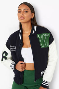 แจ็คเก็ตวาร์ซิตี้คลาสสิก สวมใส่สบายสำหรับฤดูหนาว แบบยูนิเซ็กซ์ น้ำหนักเบา ระบายอากาศได้ดี ผลิตจากผ้าขนสัตว์ กันลม ป้องกันรังสียูวี เป็นมิตรกับสิ่งแวดล้อม เหมาะสำหรับสวมใส่ลำลอง - Product Image 5