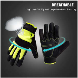 ถุงมือนิรภัยสำหรับทำงานช่างถุงมือน้ำหนักเบาทนทานเหมาะสำหรับงานลานส่งของที่บ้าน - Product Image 3