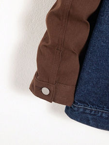 Veste en jean personnalisée grande taille pour hommes Vêtements décontractés de mode vintage des fabricants de Y2K Veste pour hommes - Product Image 4