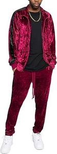 Vente à chaud Survêtement en velours pour homme Vêtements de sport Nouveau design Respirant Prix de gros Survêtement en velours entièrement personnalisé pour homme - Product Image 4