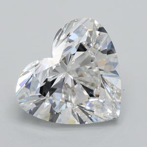 IGI Heart Loose Shape Lab Grown Diamonds 4 Carat Lab Diamond F Color VS1 Clarity for Engagement Ring or <b>Jewelry</b> - Product Image 1