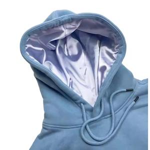 Sudadera con capucha ligera Premium para hombre 100% algodón Impresión digital Teñido liso Impermeable a prueba de viento para uso diario de otoño - Product Image 6