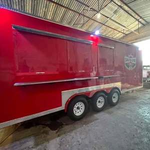 Remorque alimentaire mobile/chariot de camion de nourriture à des prix abordables 16 pieds 4 roues 6 roues 12 roues - Product Image 6